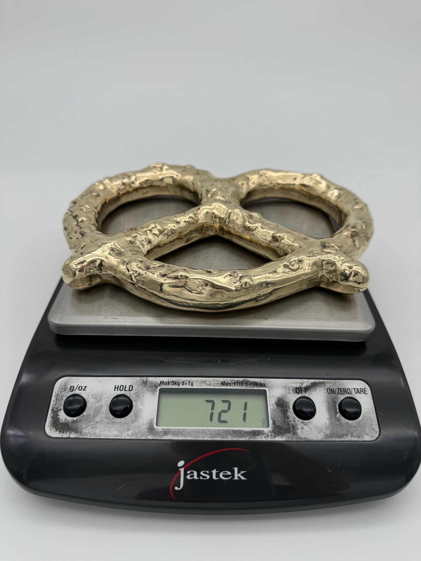 Brezel, German Pretzel, Bronze, 19cm