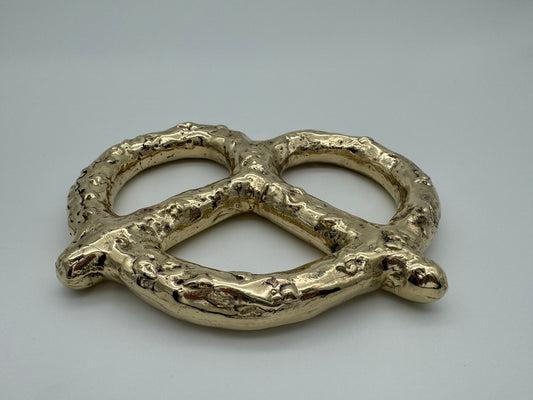 Brezel, German Pretzel, Bronze, 19cm