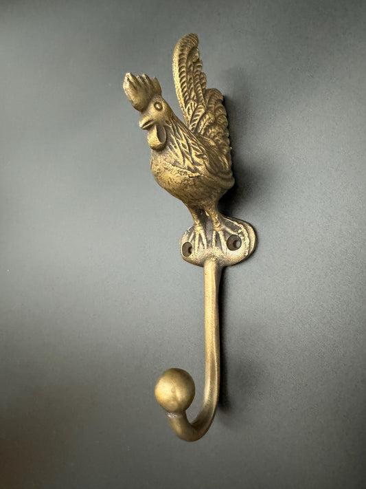 Rooster Clothes Hook 17cm