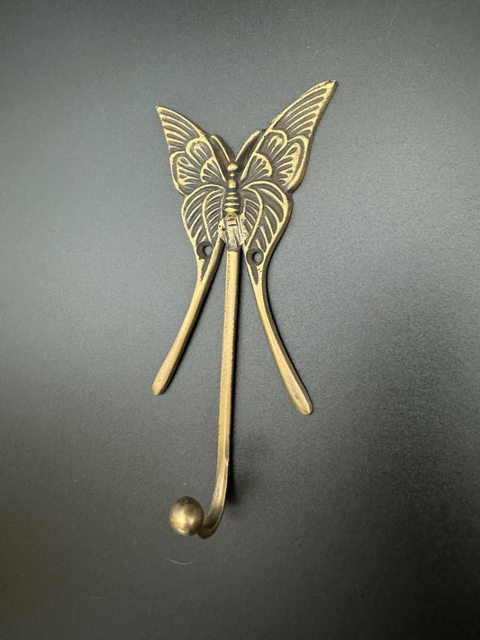 Butterfly Long Tail Clothes Hook 12.5cm