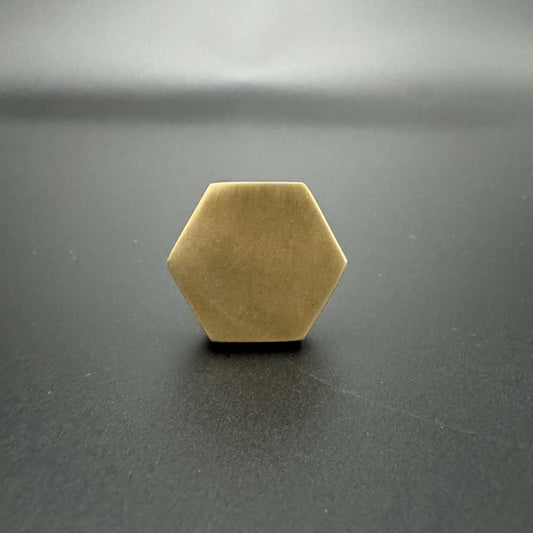 Hexagonal Door Knob 3cm diameter