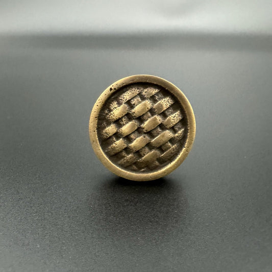Round Woven Door Knob 3.4cm