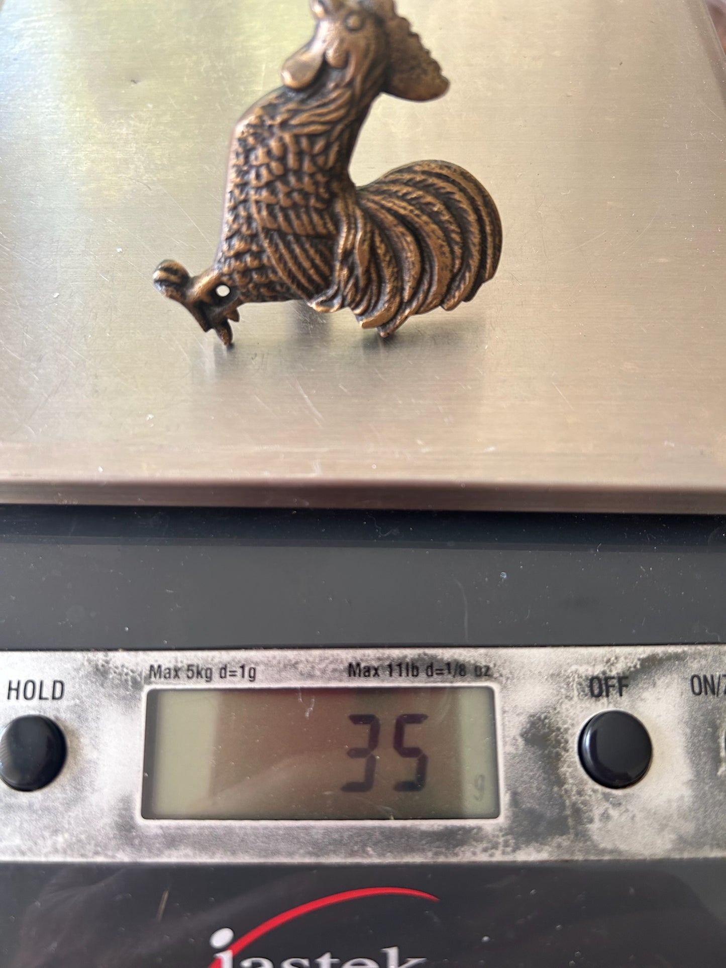 Rooster Door Knob 4.5cm