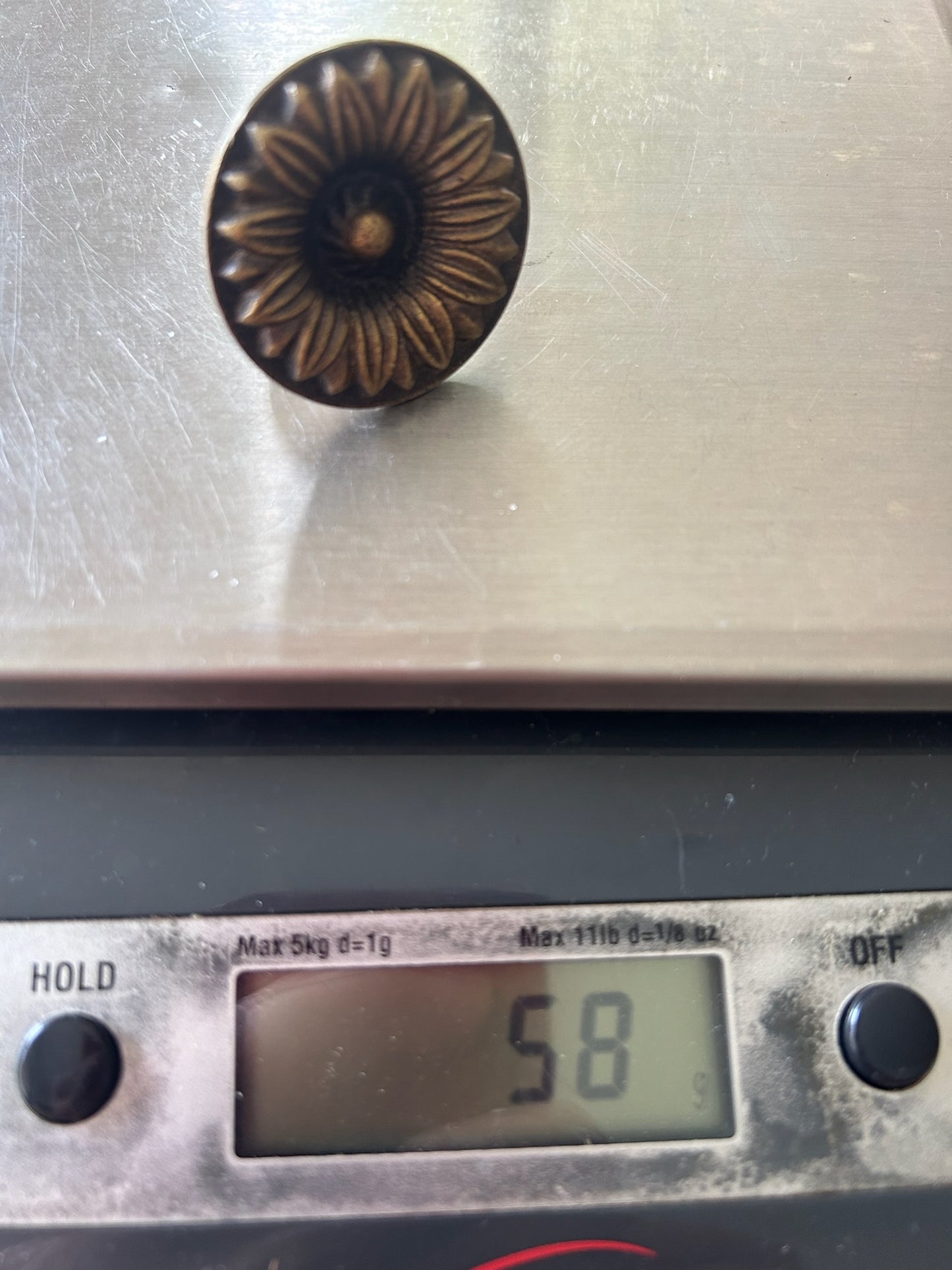 Sunflower Door Knob (3.7cm)