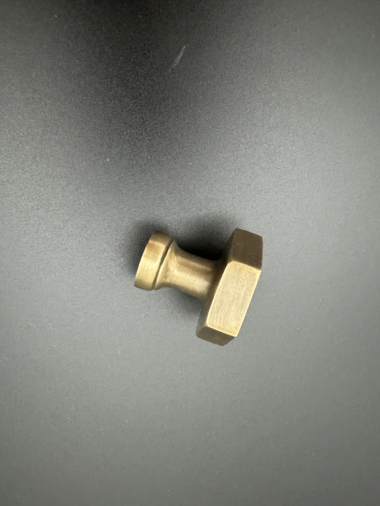 Hexagonal Door Knob 3cm diameter