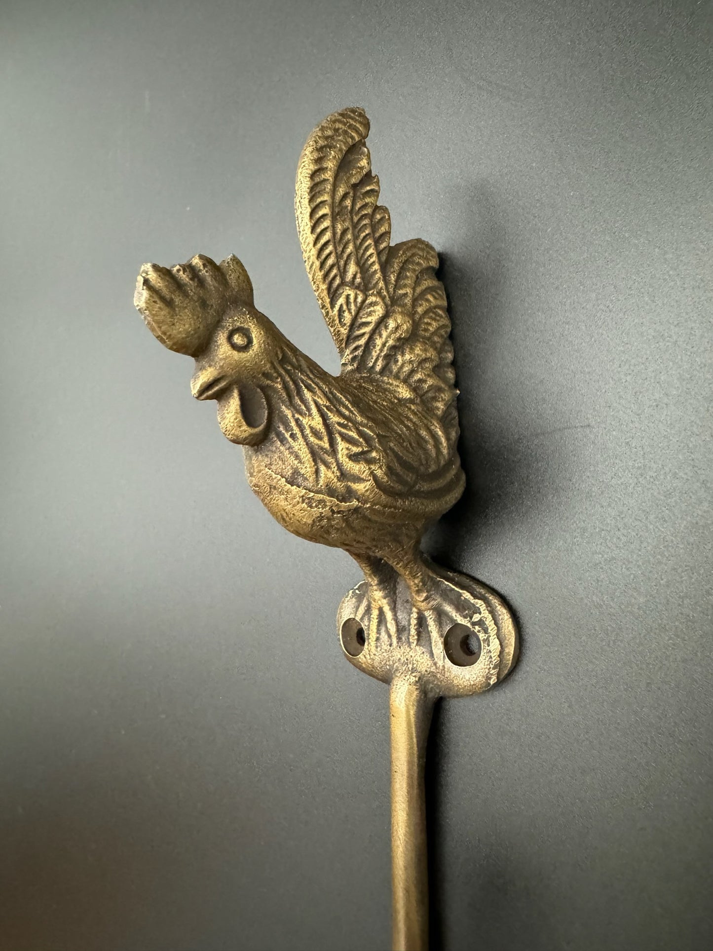 Rooster Clothes Hook 17cm