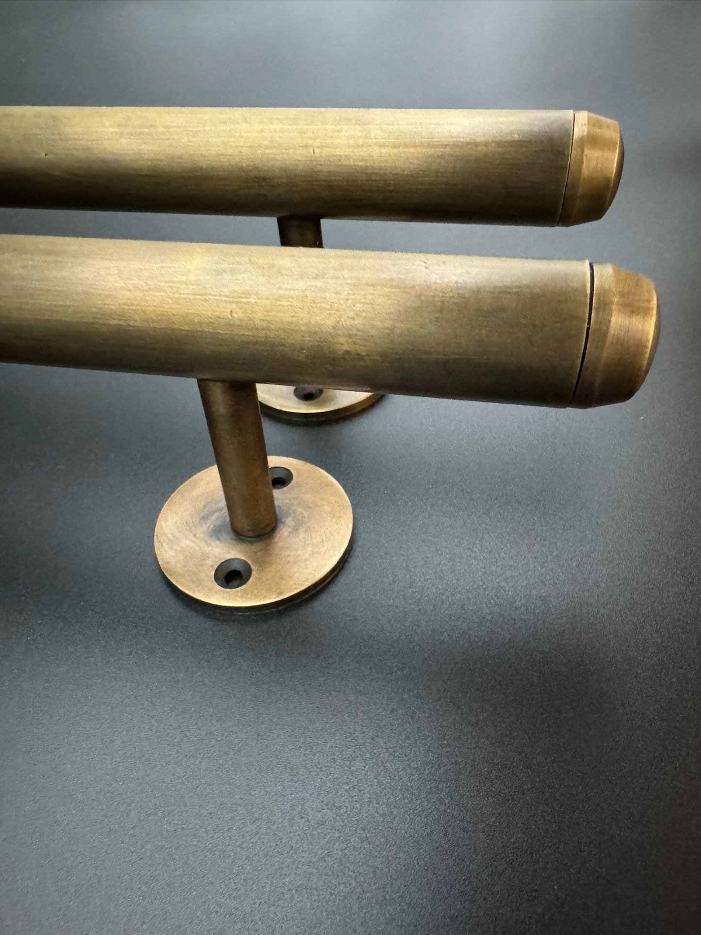 Tubular Decorative End Door Handle 30cm