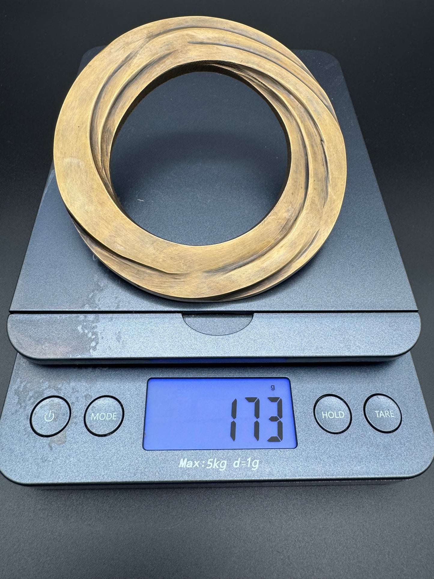 Circle Brass Pull, 12cm