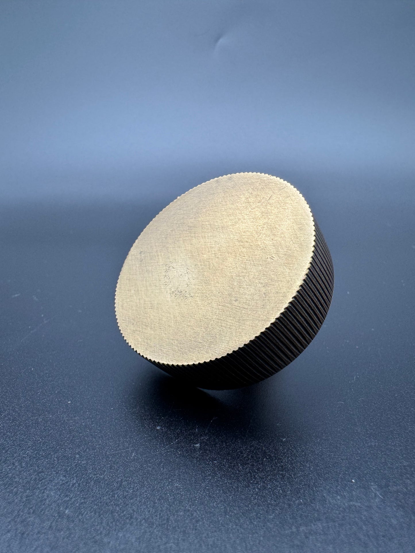 Circle Flat Thick Brass Knob, 5cm