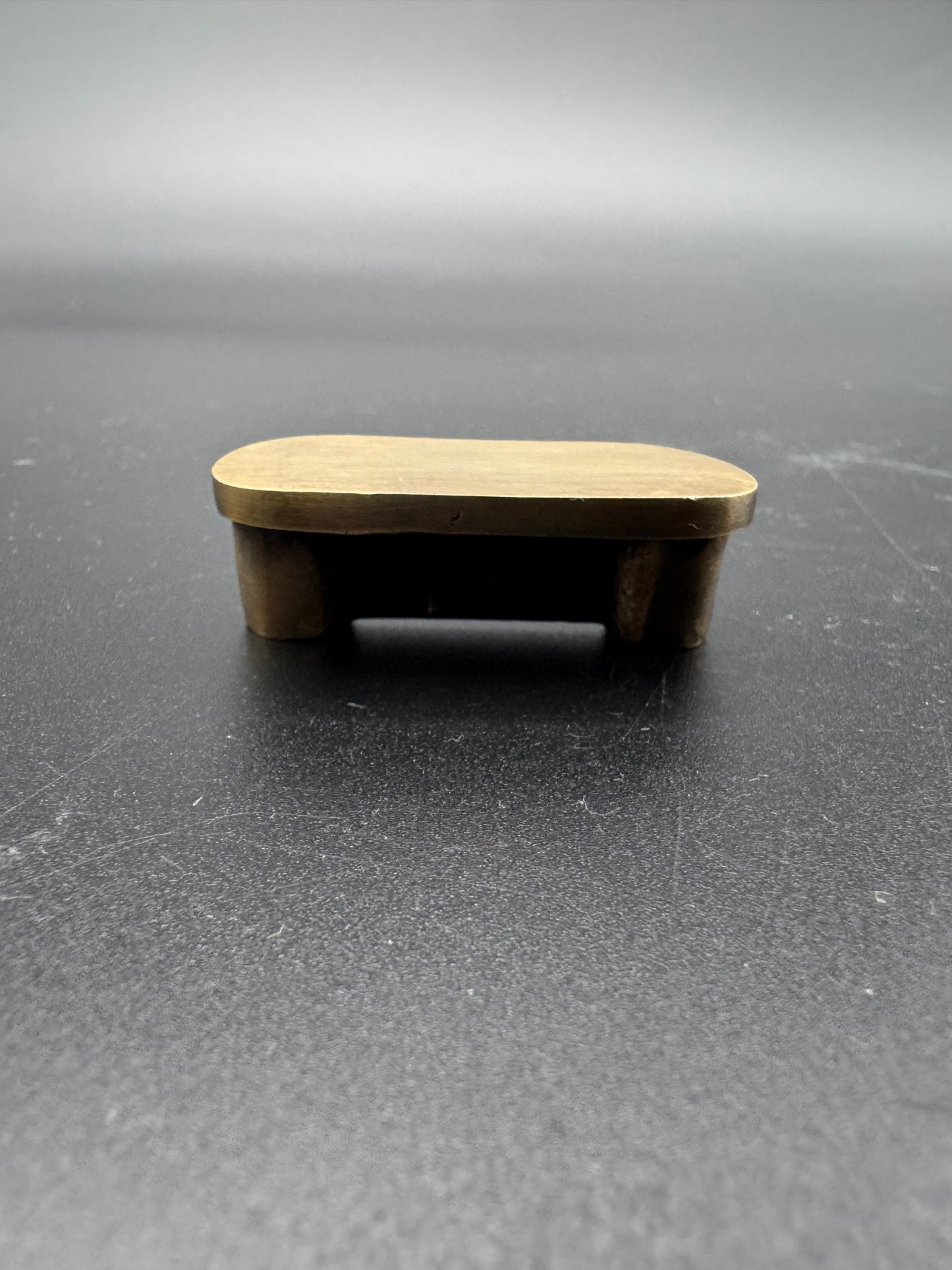 Flat Cylinder Brass Pull Knob, 5cm