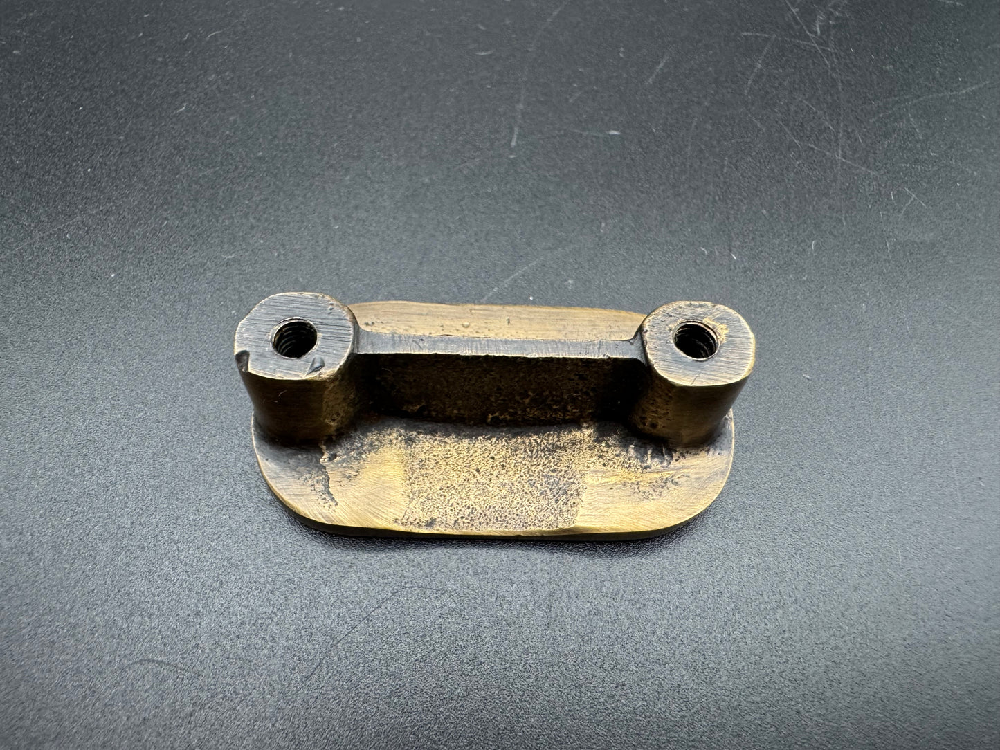 Flat Cylinder Brass Pull Knob, 5cm