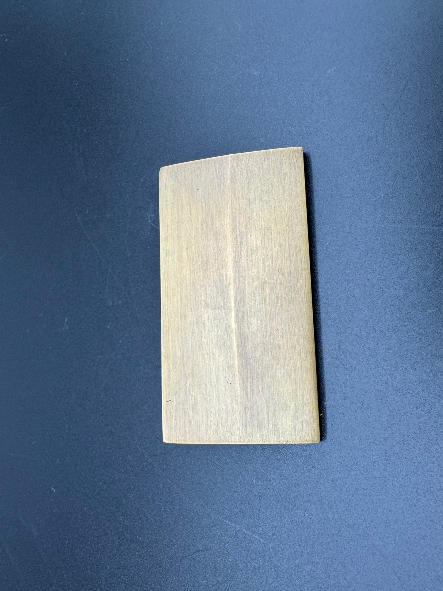 Square Edge Brass Ledge Pull, 7.4cm