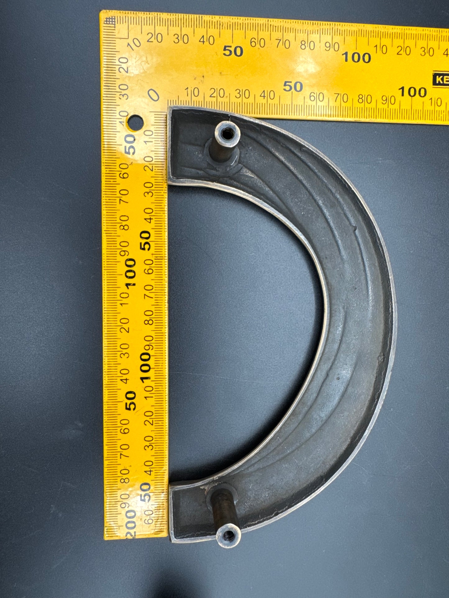 Semi Circle Brass Pull, 17cm