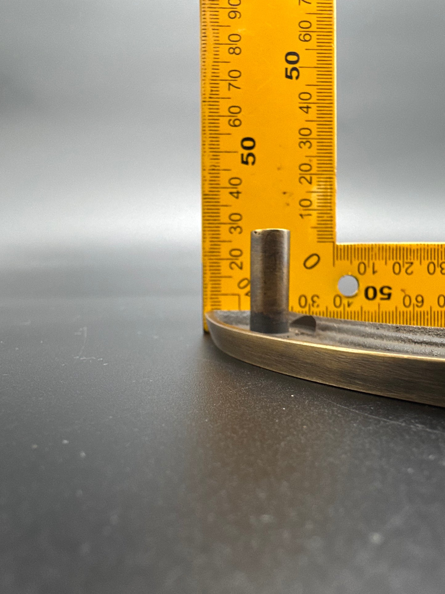 Semi Circle Brass Pull, 17cm