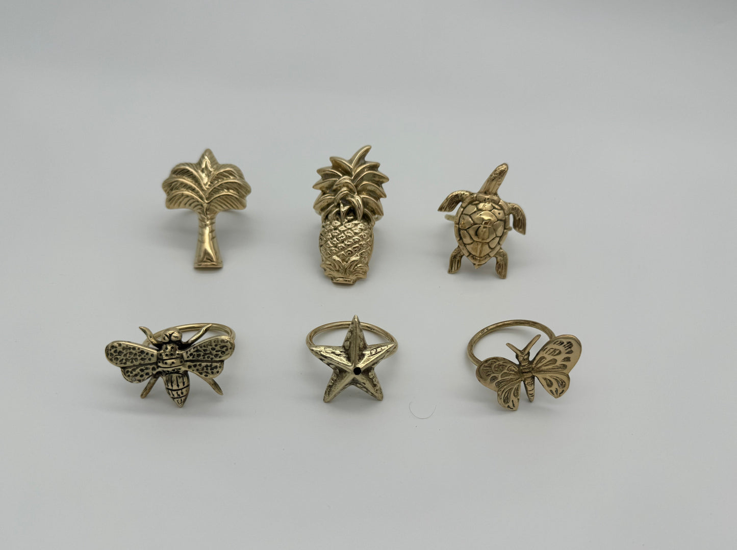 Butterfly Napkin Ring, Bronze