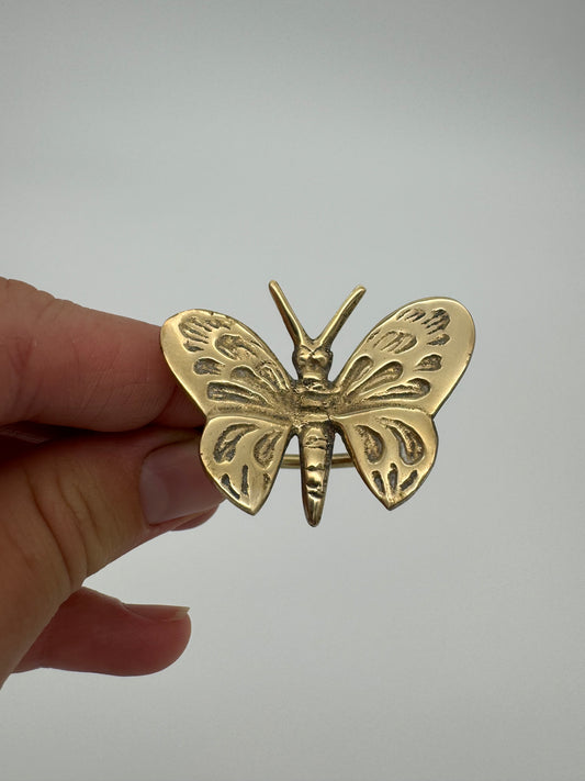Butterfly Napkin Ring, Bronze