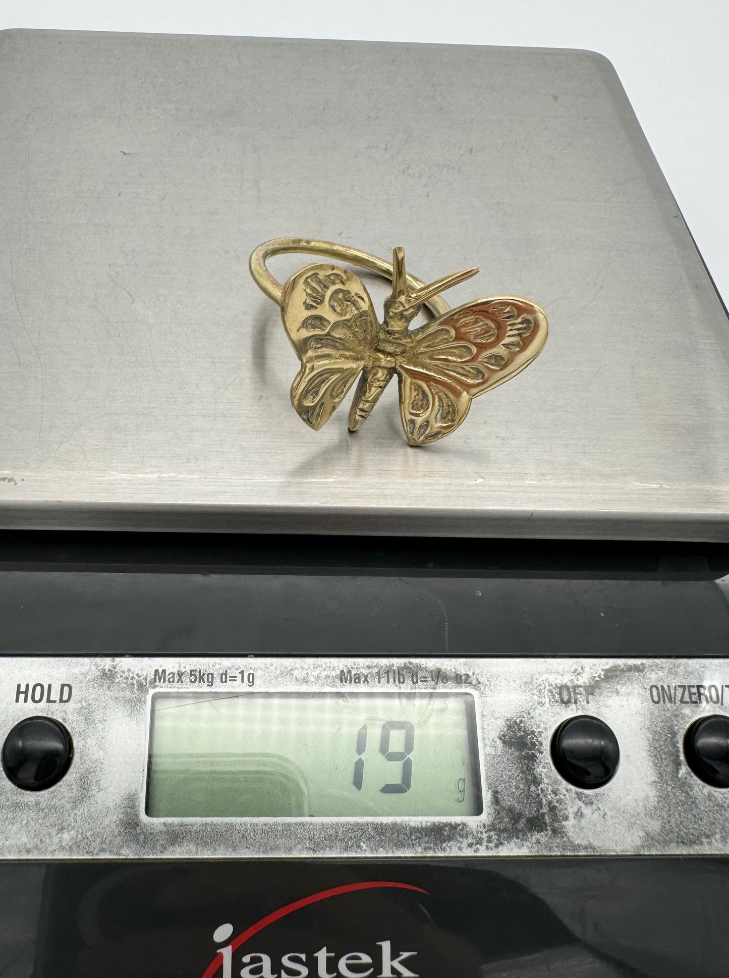 Butterfly Napkin Ring, Bronze