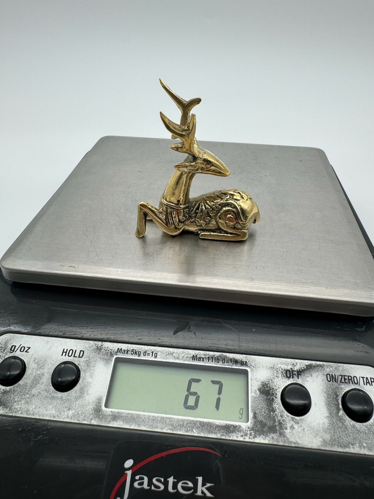 Reindeer Patterned Lying looking back 6cm