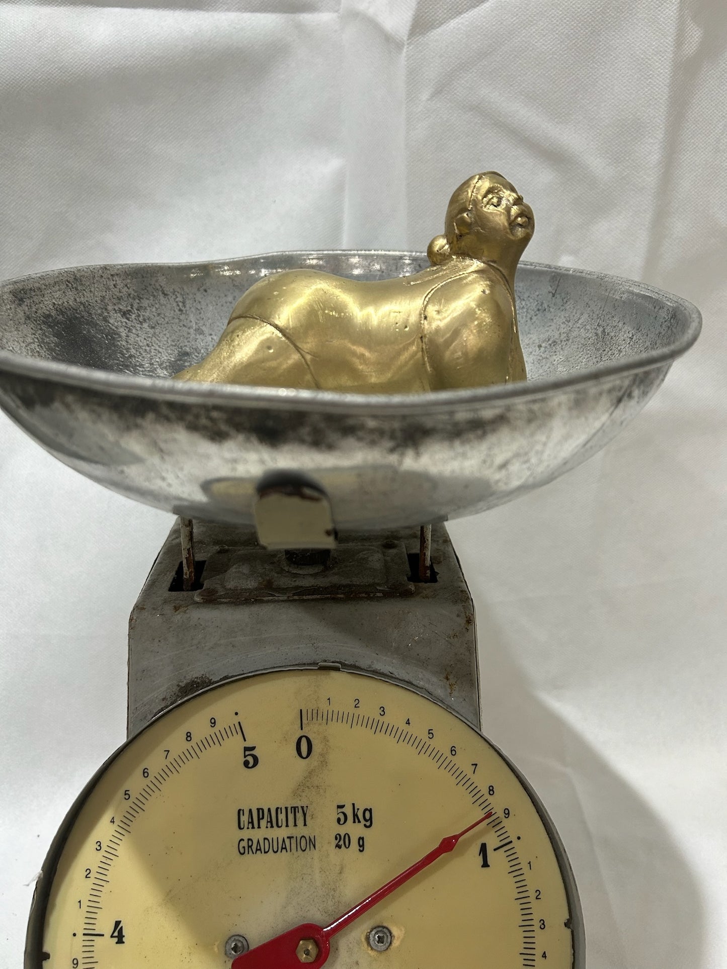 Bronze Betty Woman Cobra Pose, 16cm