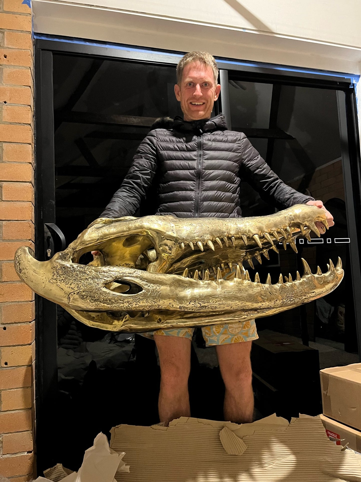 Crocodile Skull 100cm
