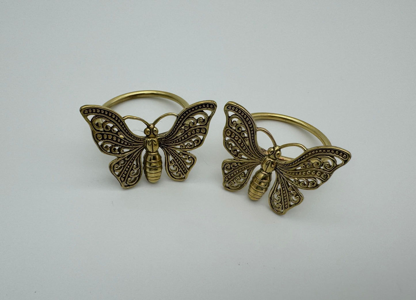 Butterfly Napkin Ring, Detailed Wings