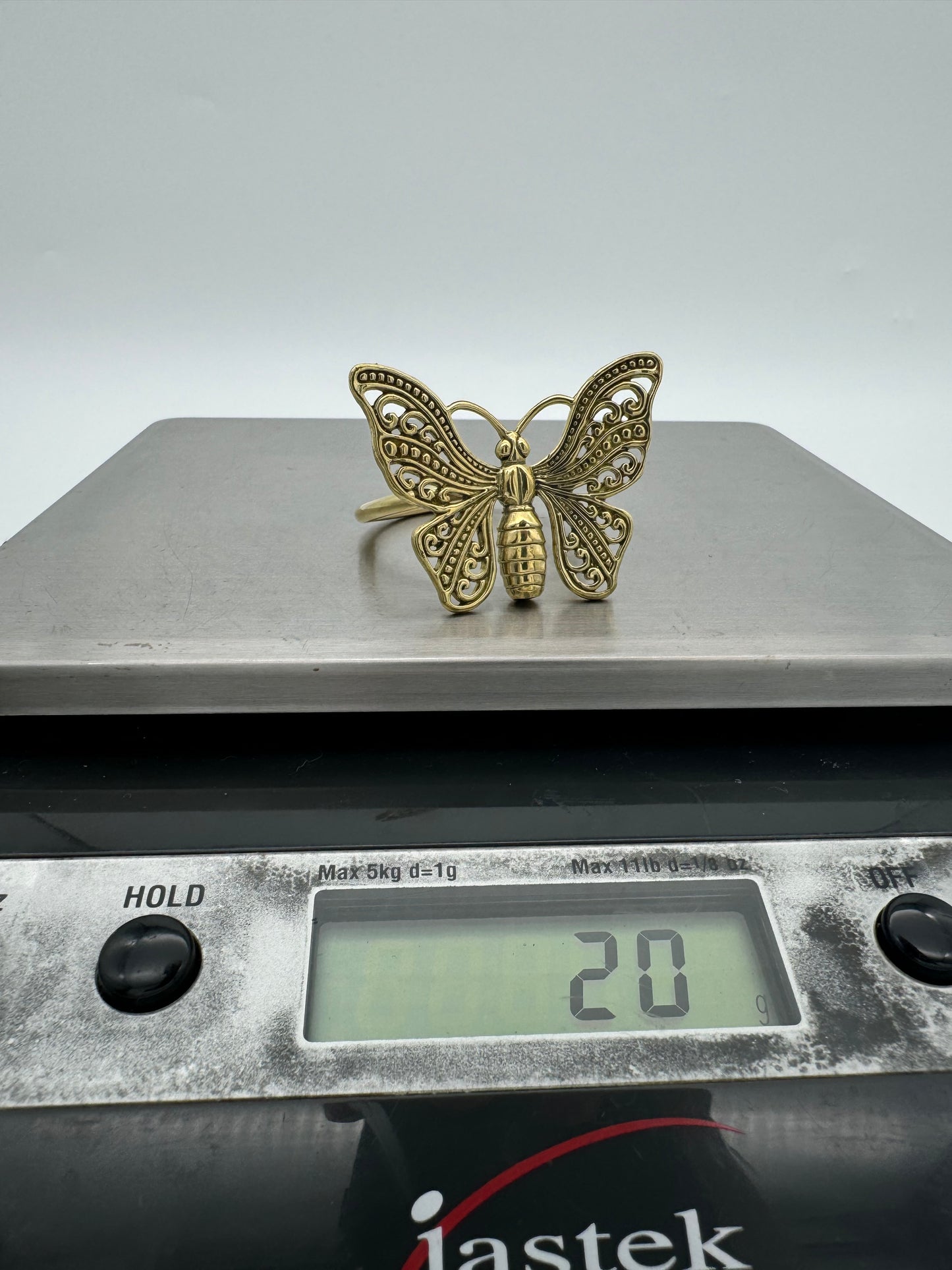Butterfly Napkin Ring, Detailed Wings