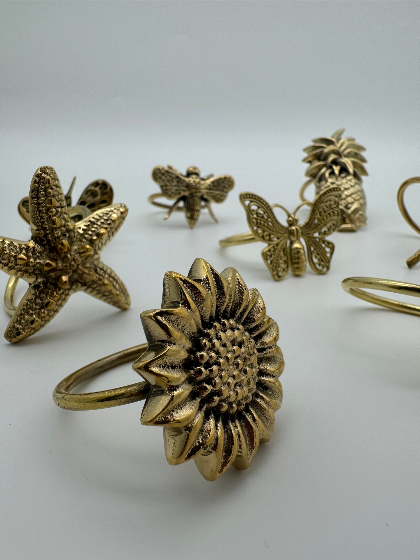 Starfish Napkin Ring, Long