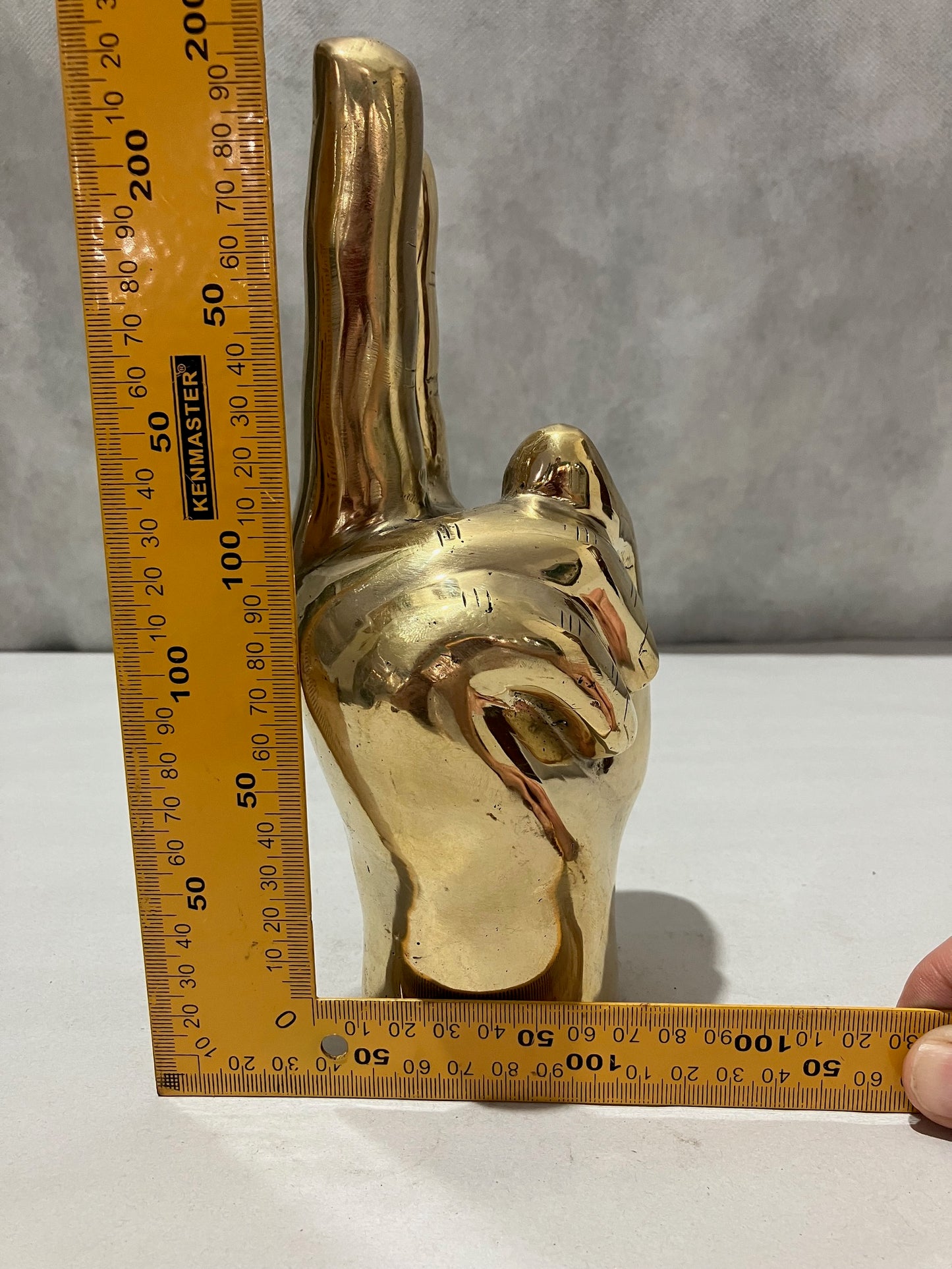 Peace out hand or Giving the Bird 24cm