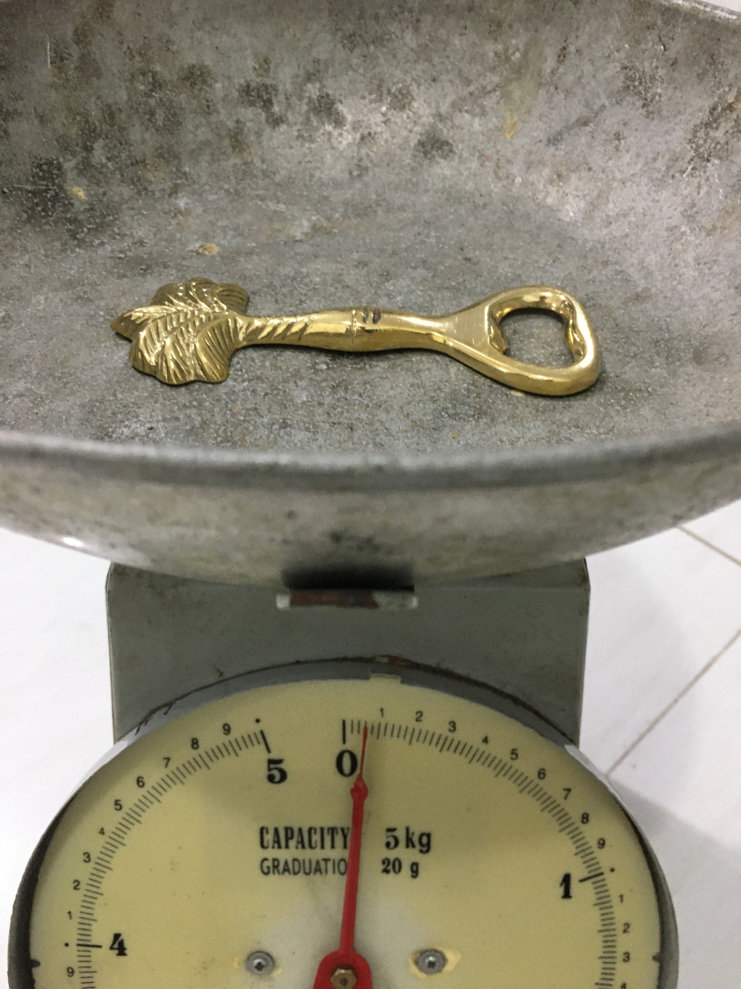 product image weight - Palm Bottle Opener - Handmade in bronze
