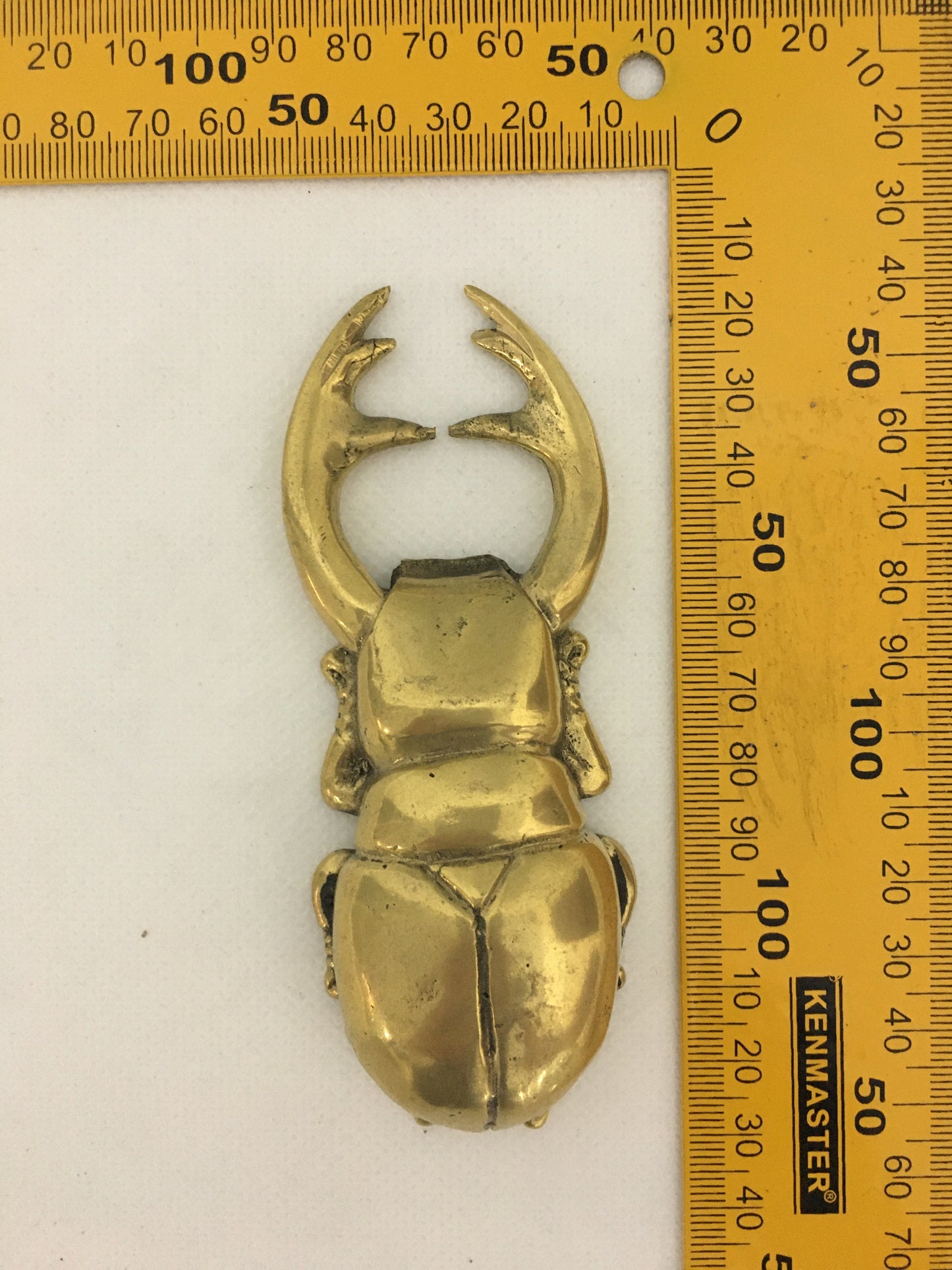 product image dimension 1 - Beetle Bottle Opener - Handmade in bronze