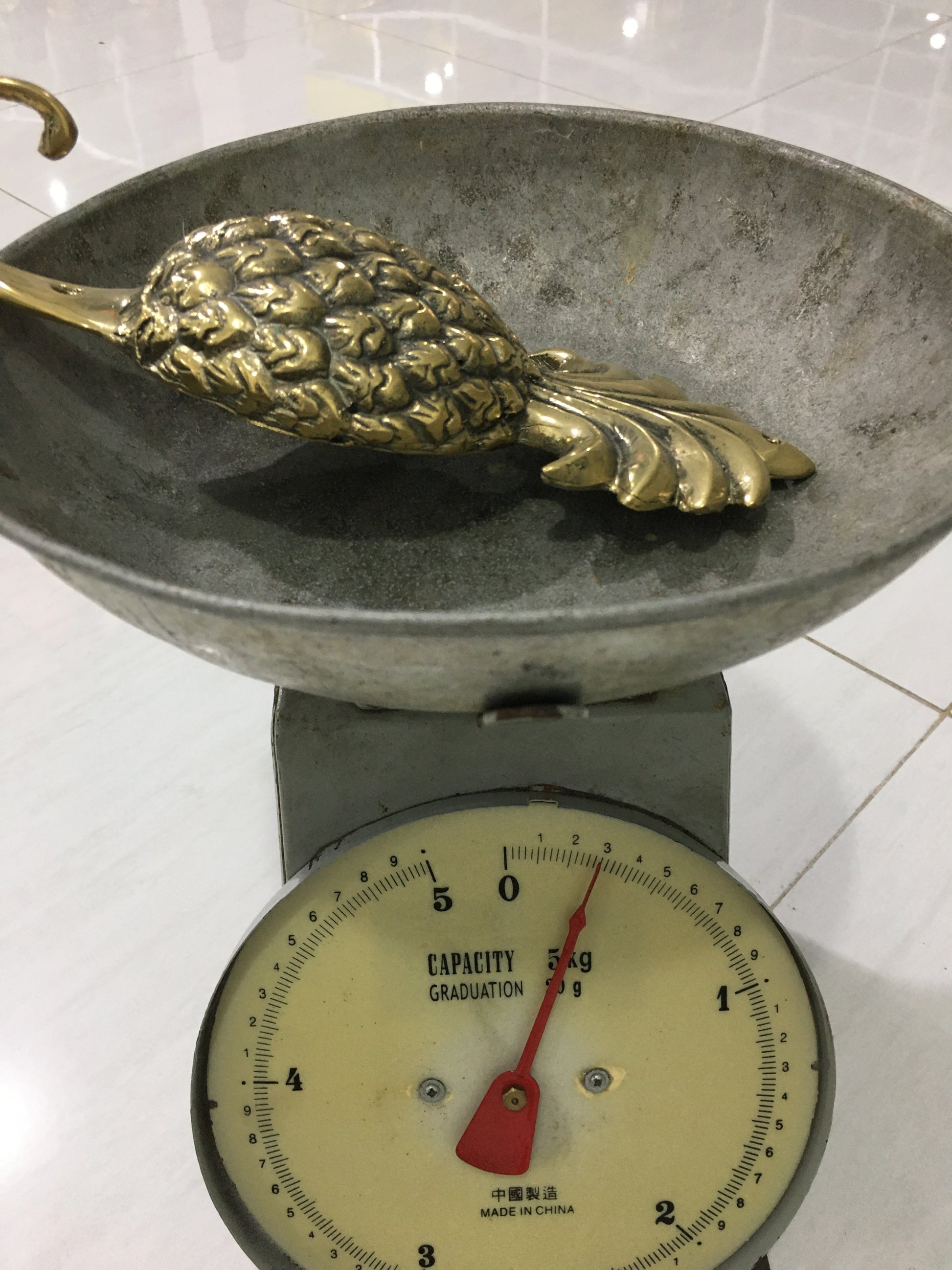 product image weight - Pineapple Clothes | Towel | Robe Hook - Handmade in bronze