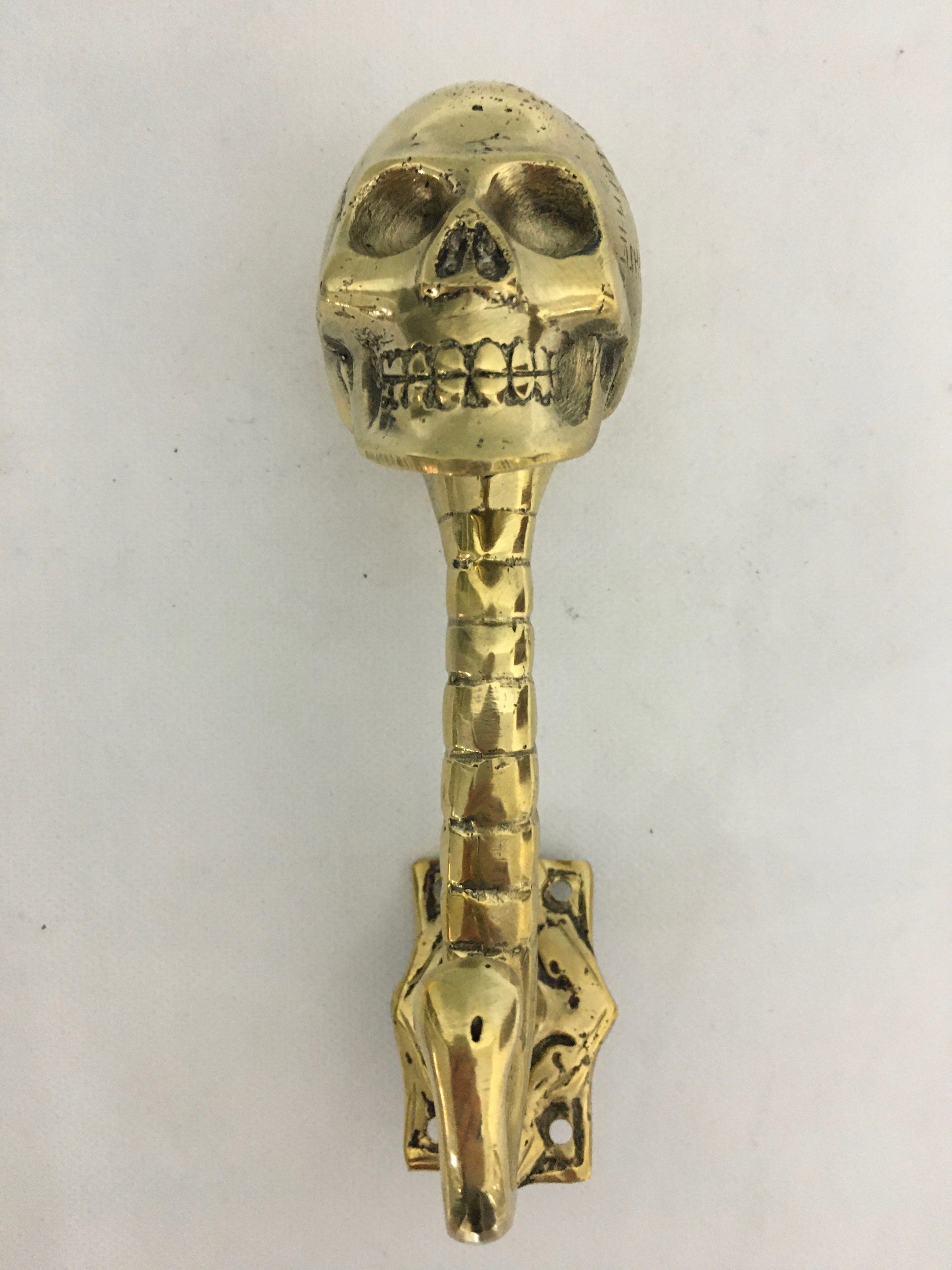 product image hero 1 - Skull Clothes | Towel | Robe Hook - Handmade in bronze