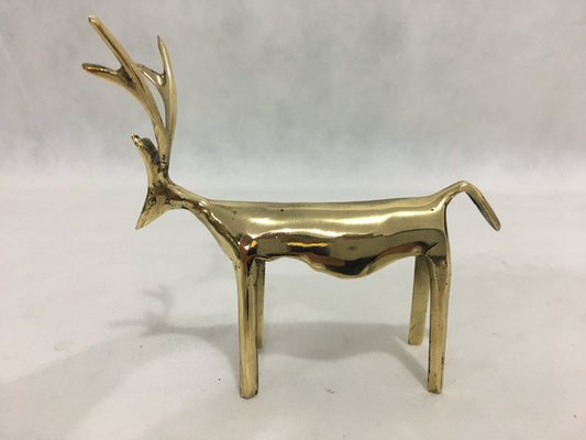 product image hero 1 - Reindeer Ornament Modern/Minimalist - Handmade in bronze