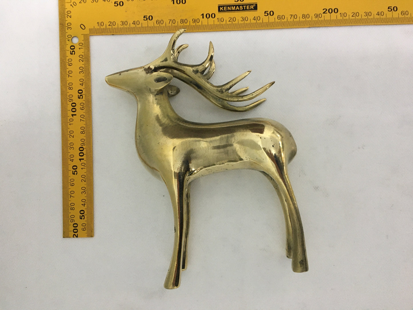product image dimension 1 - Reindeer Ornament Classic - Handmade in bronze