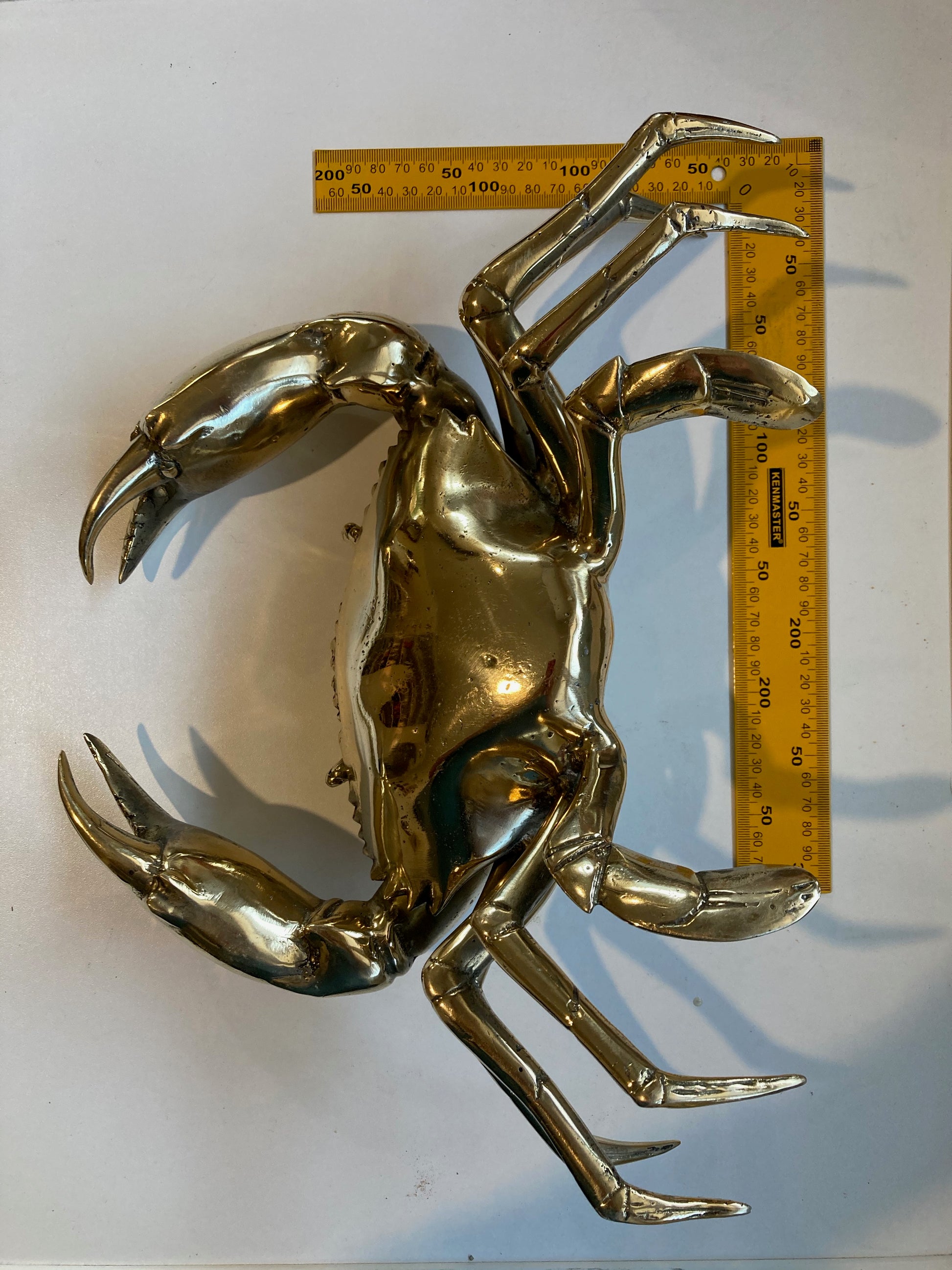 product image dimension 1 - Crab Statue (35cm) - Handmade in bronze