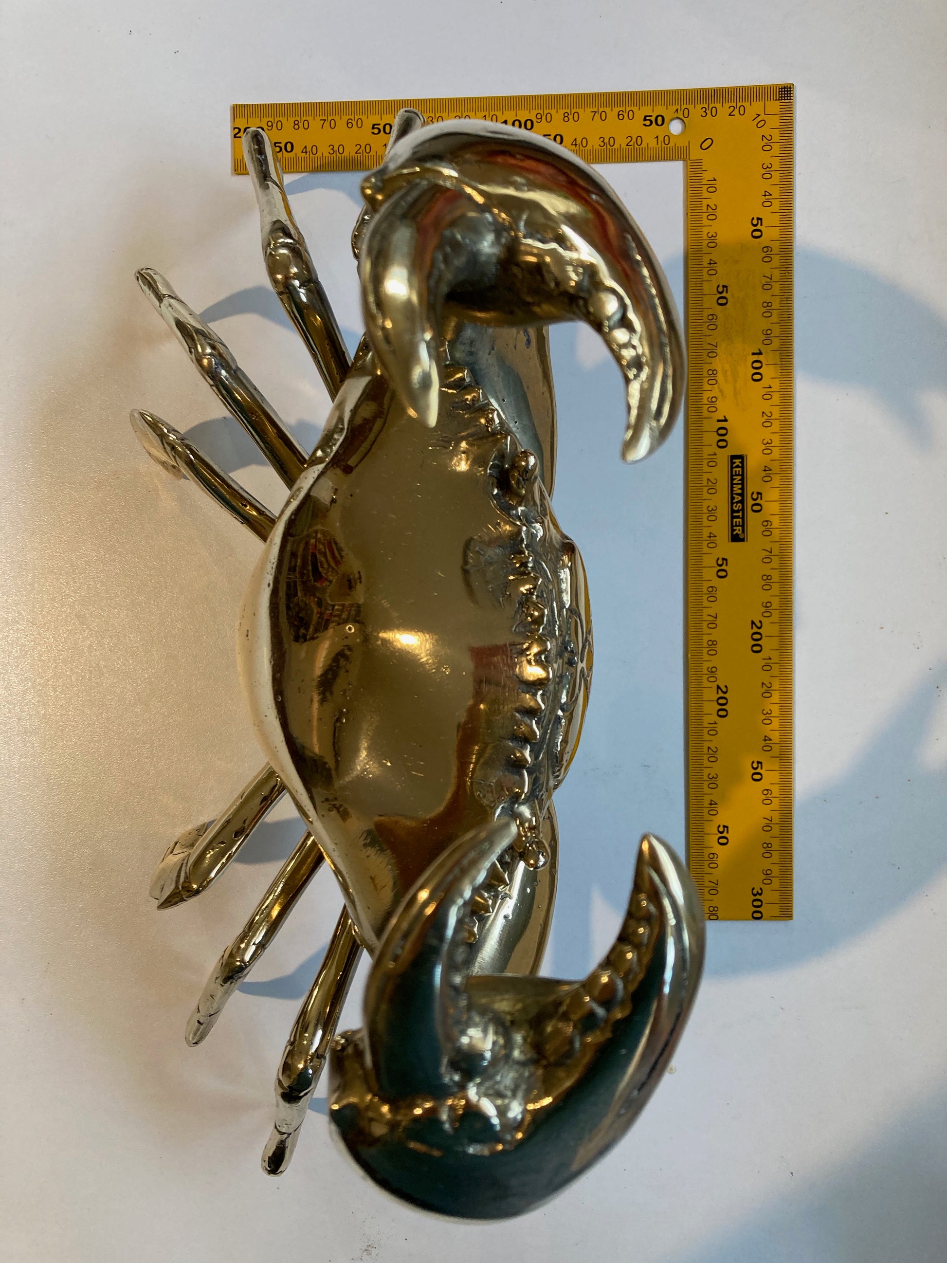 product image dimension 4 - Crab Statue (35cm) - Handmade in bronze