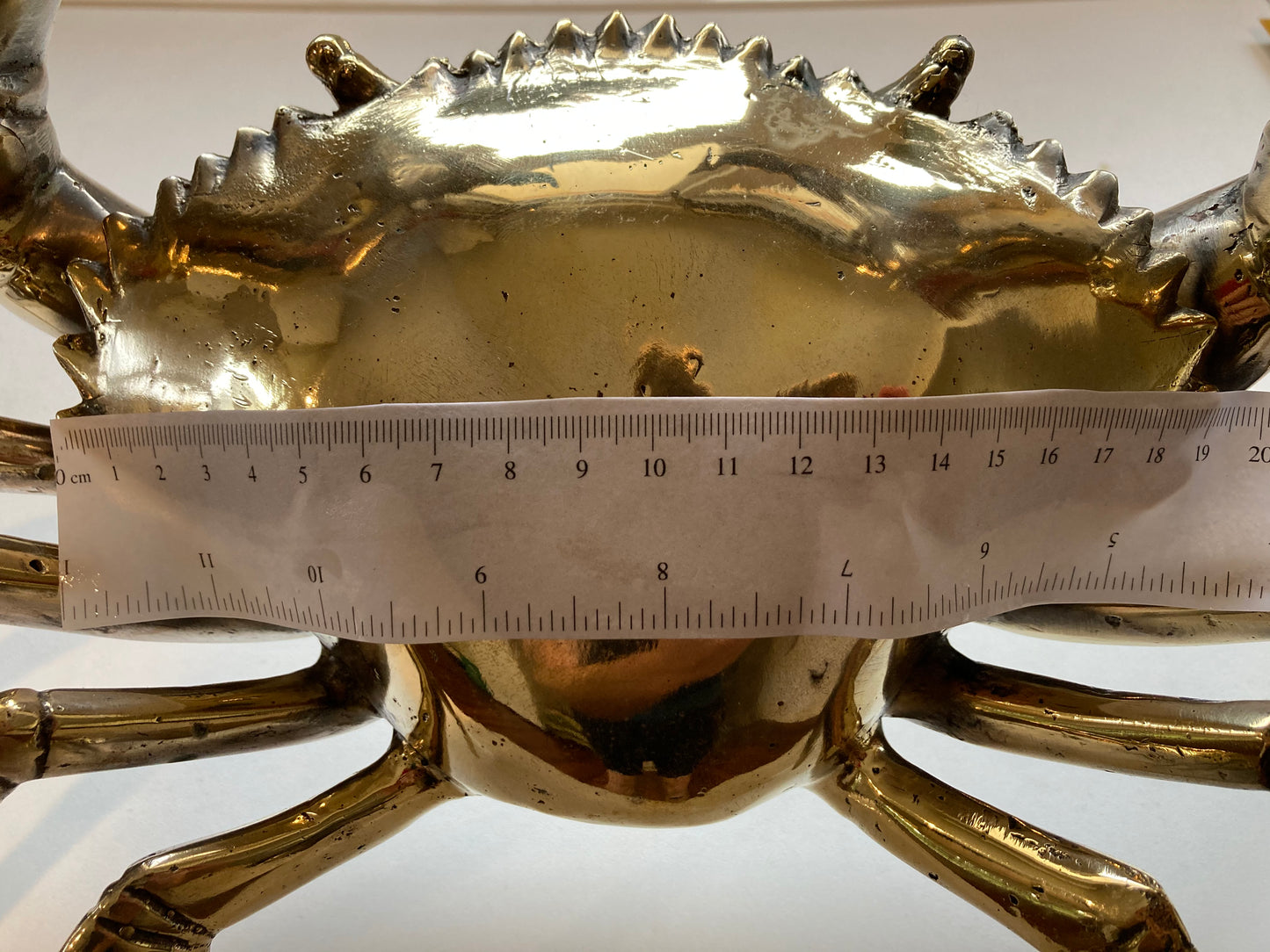 product image dimension 3 - Crab Statue (35cm) - Handmade in bronze