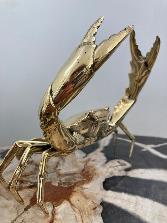 product image hero 1 - Crab Statue (20cm) - Handmade in bronze