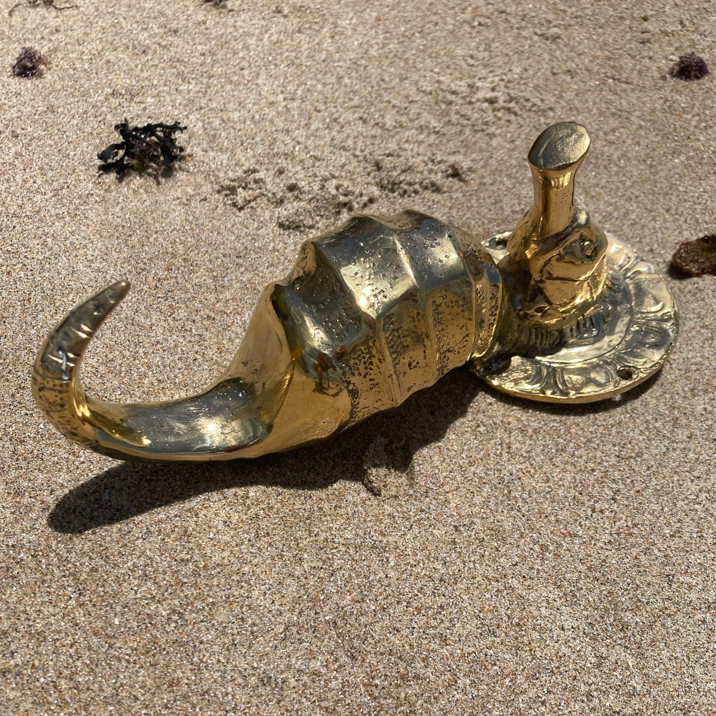 product image hero 3 - Sea Horse Clothes | Towel | Robe Hook - Handmade in bronze
