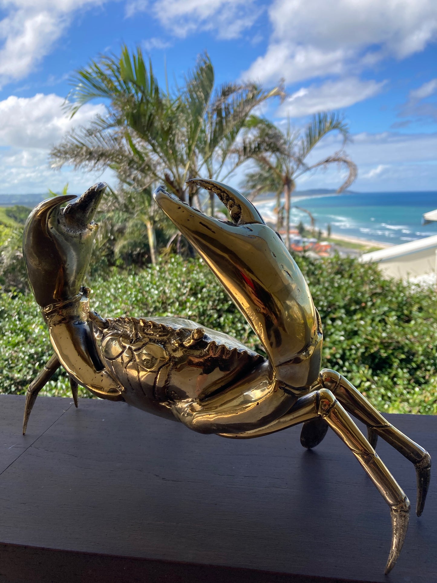 product image hero 3 - Crab Statue (35cm) - Handmade in bronze