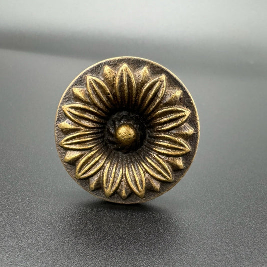 Sunflower Door Knob (3.7cm)