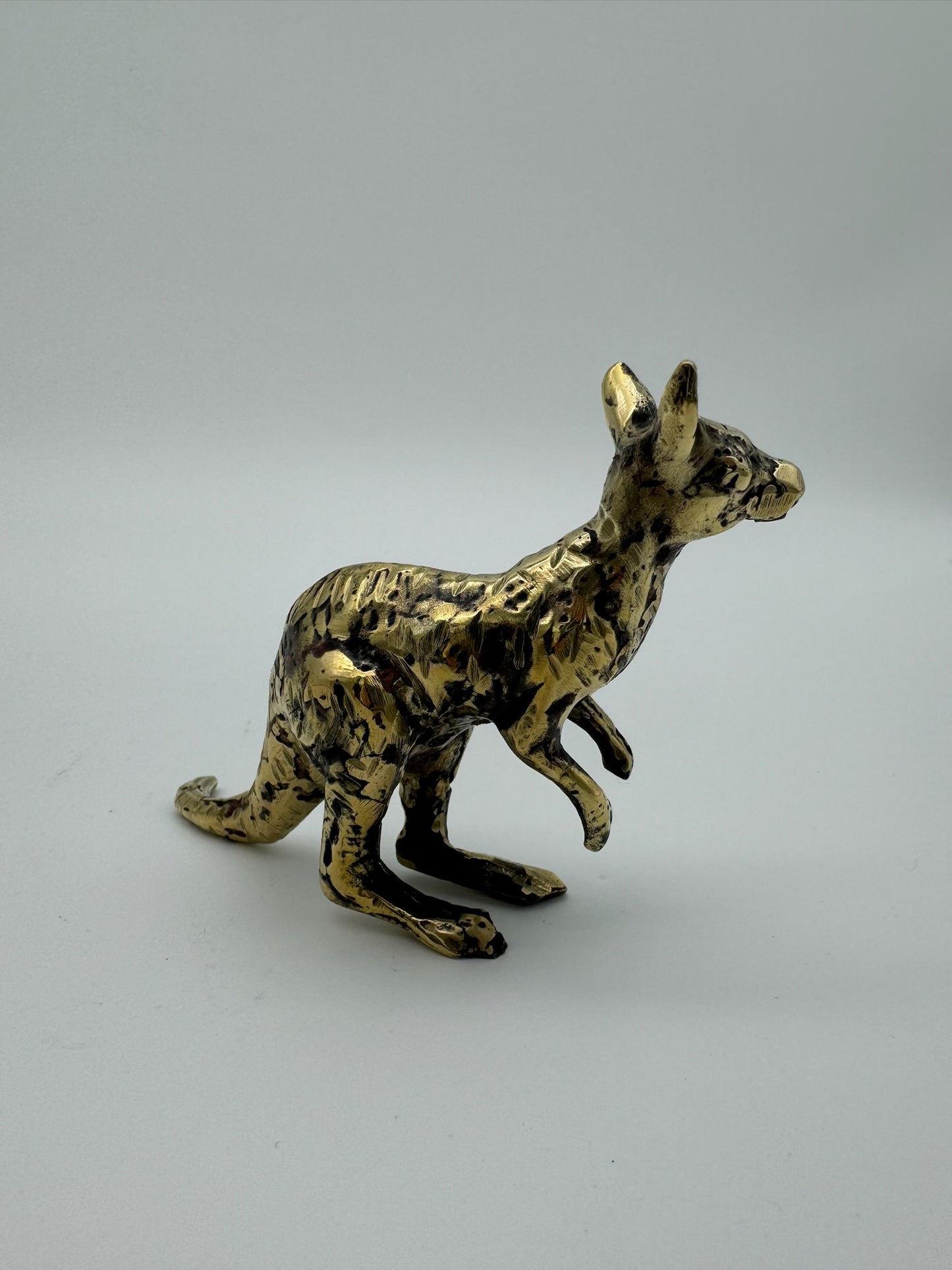 The Kangaroo, Australian Kangaroo 14cm, Bronze, Handmande