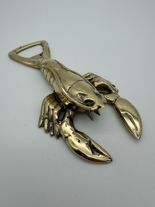 Crayfish, Crawfish, Lobster, Yabbie Bottle Opener, Bronze Handmade