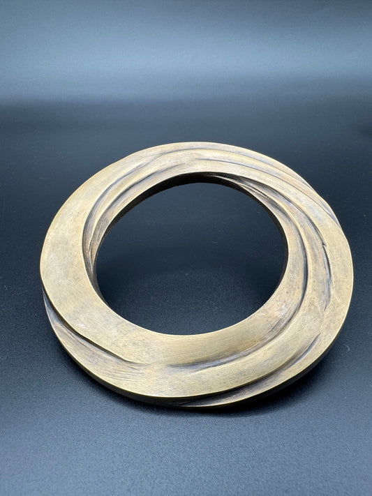 Circle Brass Pull, 12cm