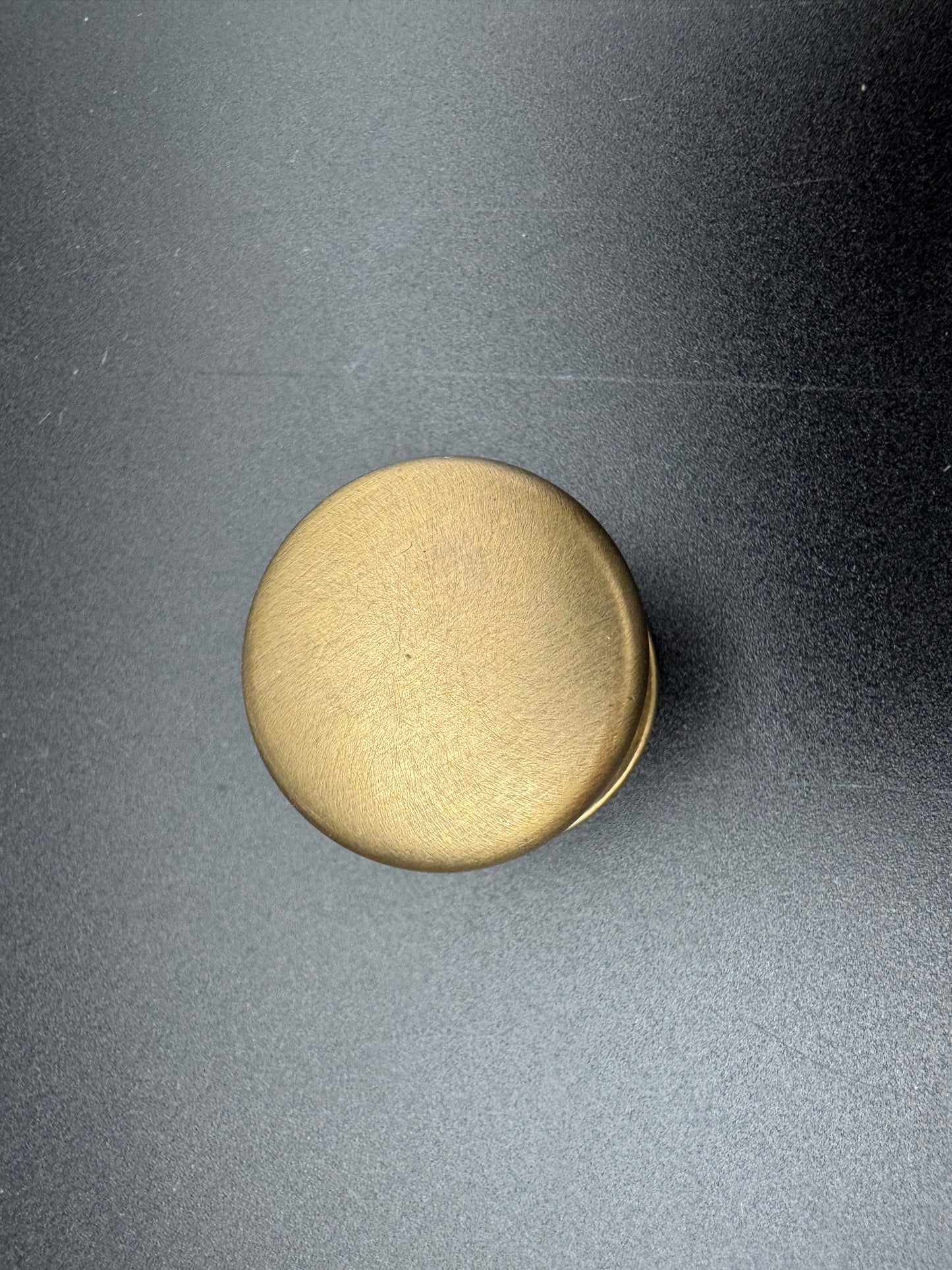 Round Dome Knob with Ringed Base, 3cm