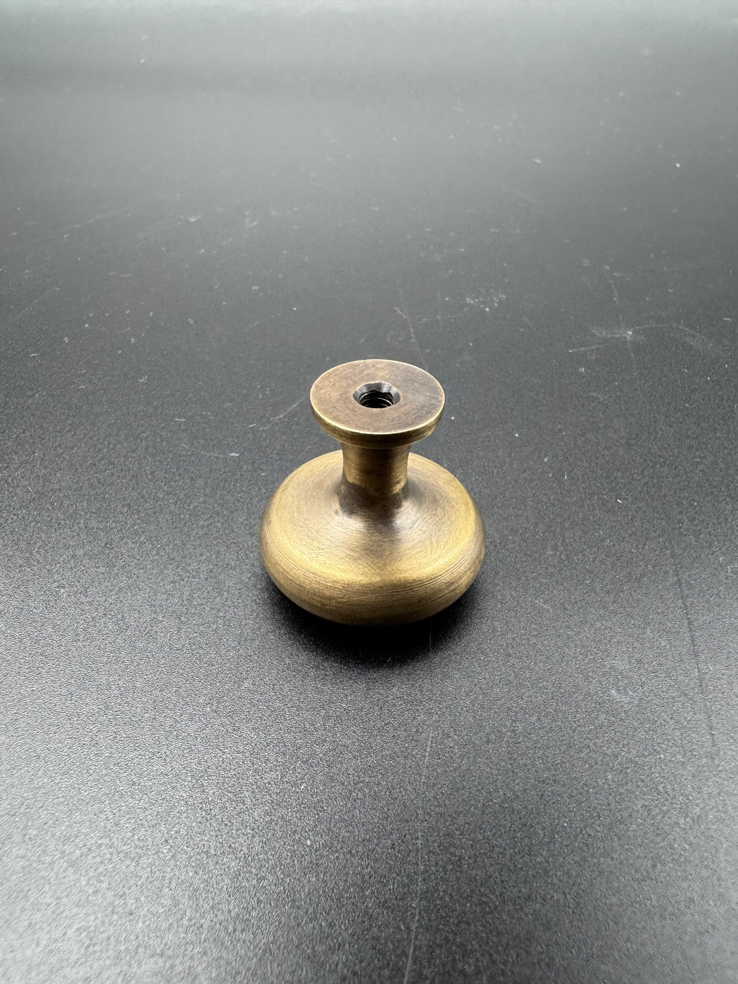 Round Dome Brass Knob, 3cm