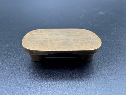 Flat Cylinder Brass Pull Knob, 5cm