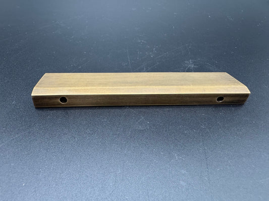 Square Wedge Brass Ledge Pull, 11.5cm