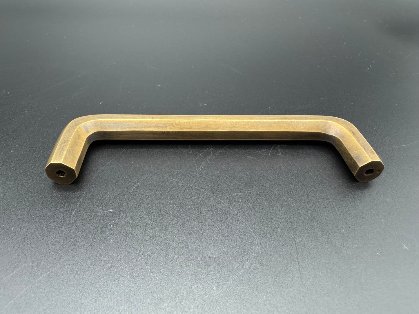 Hexagon Brass Pull, Set #3, 14cm