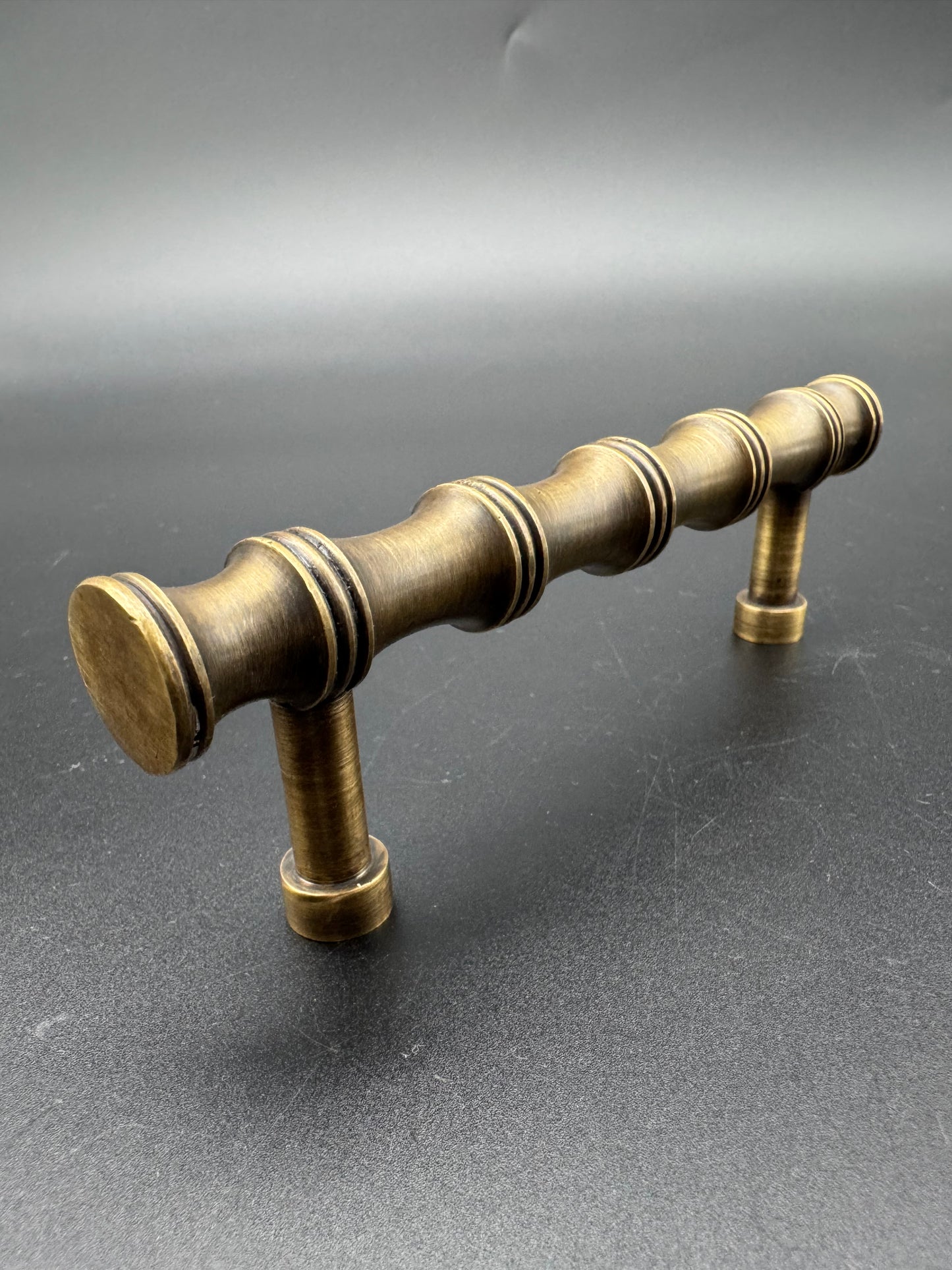 Brass Door Pull with Rings, Set #2, 15cm